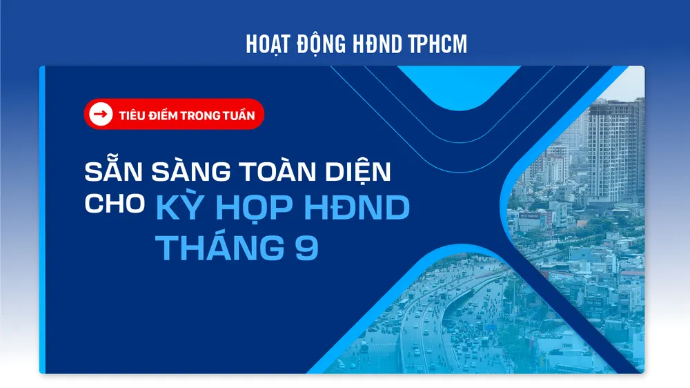 Sẵn sàng toàn diện cho kỳ họp HĐND tháng 9