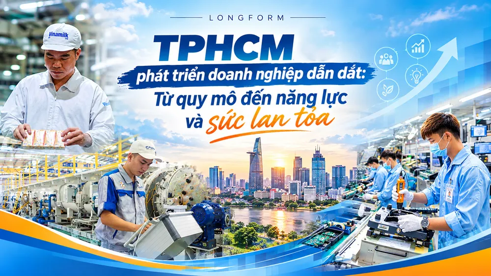 TPHCM phát triển doanh nghiệp dẫn dắt: Từ quy mô đến năng lực và sức lan tỏa