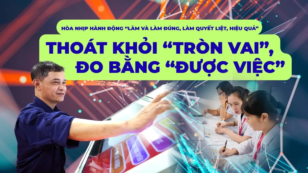 Hòa nhịp hành động “Làm và làm đúng, làm quyết liệt, hiệu quả” - Bài 2: Thoát khỏi “tròn vai”, đo bằng “được việc”