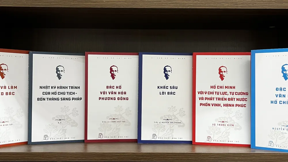 Tủ sách Di sản Hồ Chí Minh có thêm nhiều ấn phẩm mới