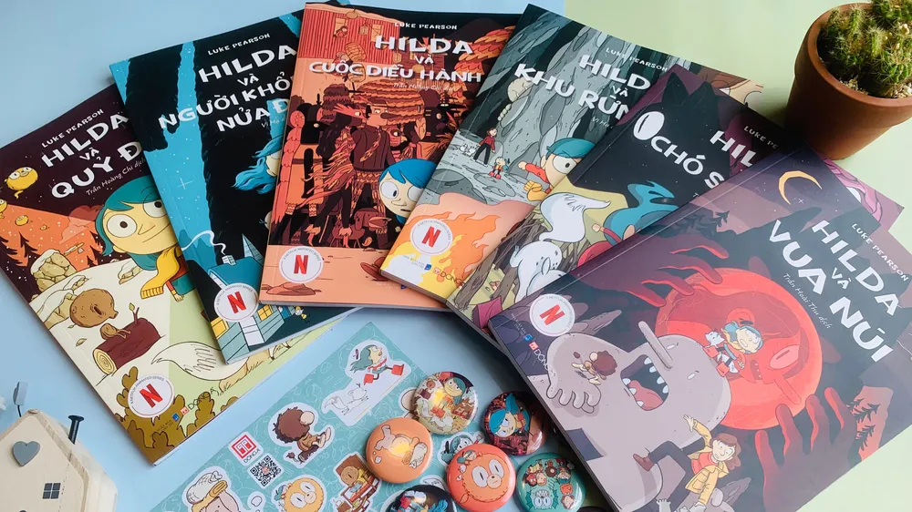 Bộ truyện về cô bé ưa mạo hiểm Hilda đến Việt Nam 