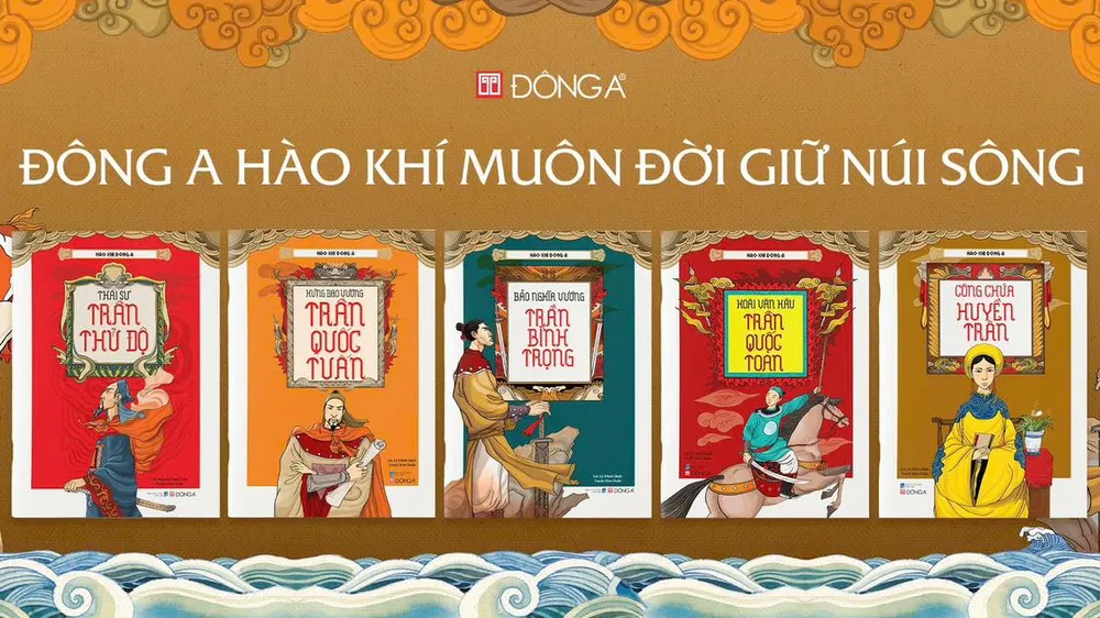 Bộ sách "Hào khí Đông A" trở lại, thêm phiên bản tiếng Anh
