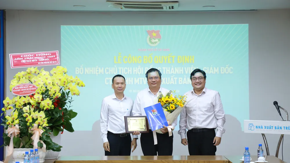 Ông Thái Ngọc Quý được bổ nhiệm Chủ tịch HĐTV kiêm Giám đốc Nhà xuất bản Trẻ