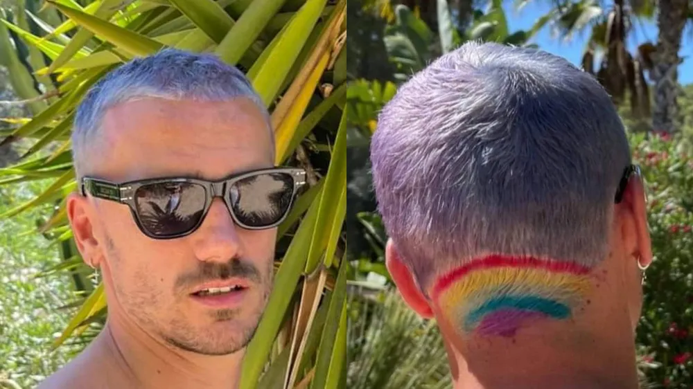 Kiểu tóc mới cực "độc" của Griezmann