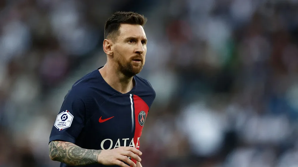 Messi trong lần ra sân cuối cùng cho PSG