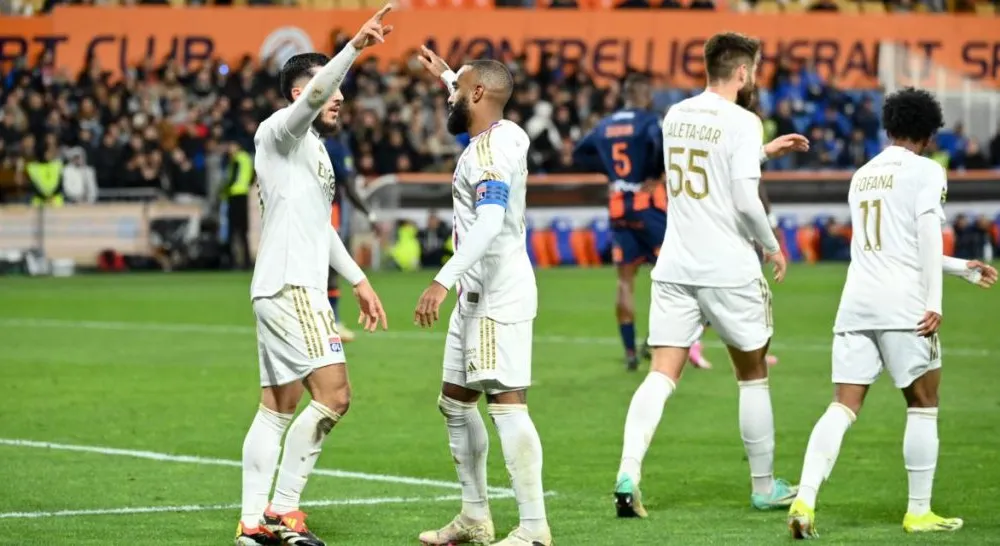 Lyon vừa giành chiến thắng 1-2 trên sân Montpellier