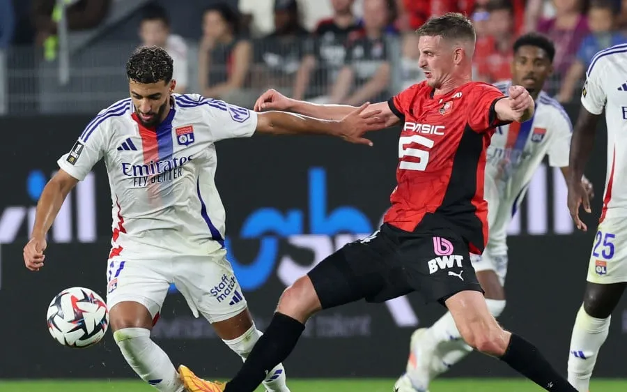 Olympique Lyonnais thua ba bàn không gỡ trên sân Stade Rennes