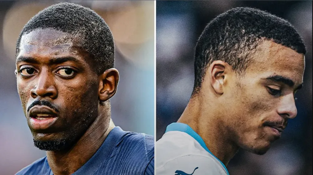 Ousmane Dembele và Mason Greenwood là hai ứng viên cho danh hiệu Vua phá lưới Ligue 1 2024/25. Ảnh: ligue1.fr