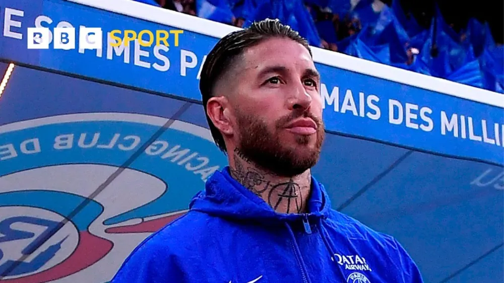 Sergio Ramos thời còn khoác áo PSG. Ảnh: BBC Sport