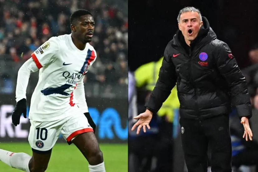 Luis Enrique đáp trả phát ngôn gây tranh cãi của Dembele. Ảnh: L'Équipe