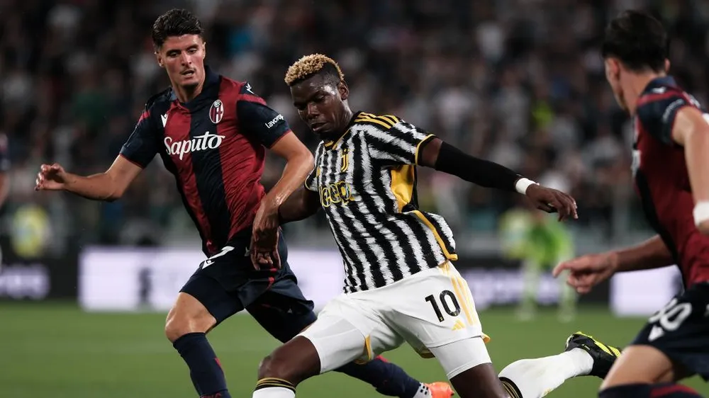 Pogba thời còn khoác áo Juventus trước án phạt doping. Ảnh: THX