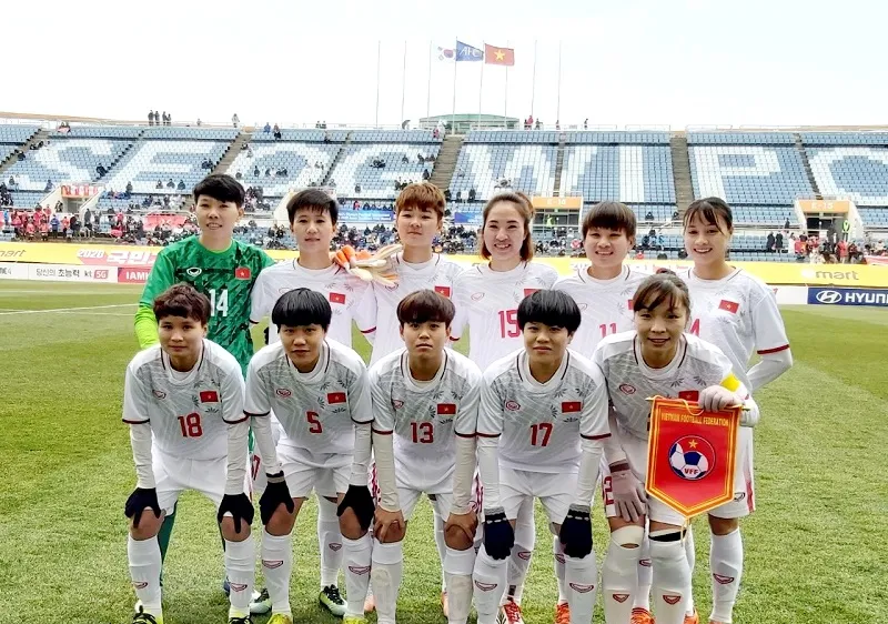 ĐT nữ Việt Nam sẽ gặp Australia hoặc Trung Quốc ở vòng play-off. Ảnh: ĐOÀN NHẬT