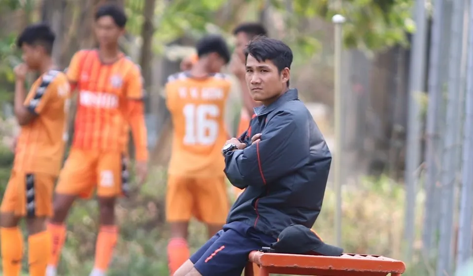 Cựu tuyển thủ Huỳnh Quốc Anh. Ảnh: VIẾT ĐỊNH