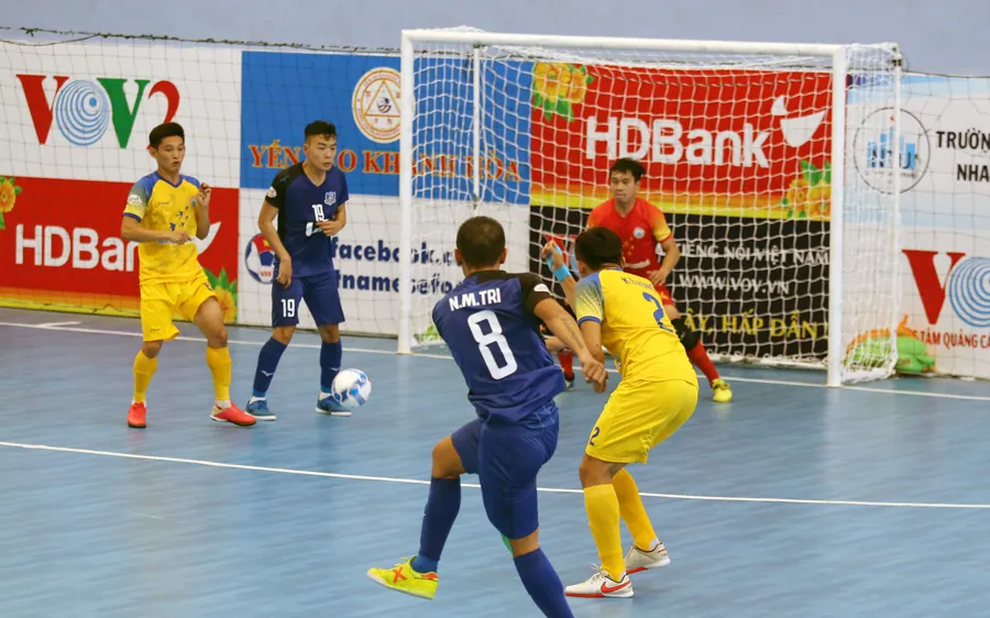Minh Trí, tác giả bàn mở tỷ số của trận đấu.