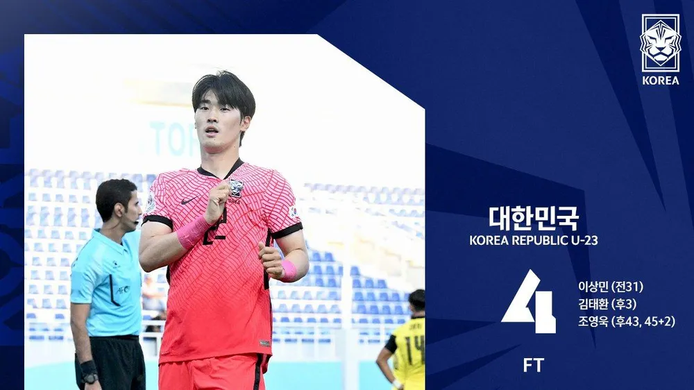 Hàn Quốc tạm dẫn đầu bảng C sau lượt đầu tiên. Ảnh: KFA