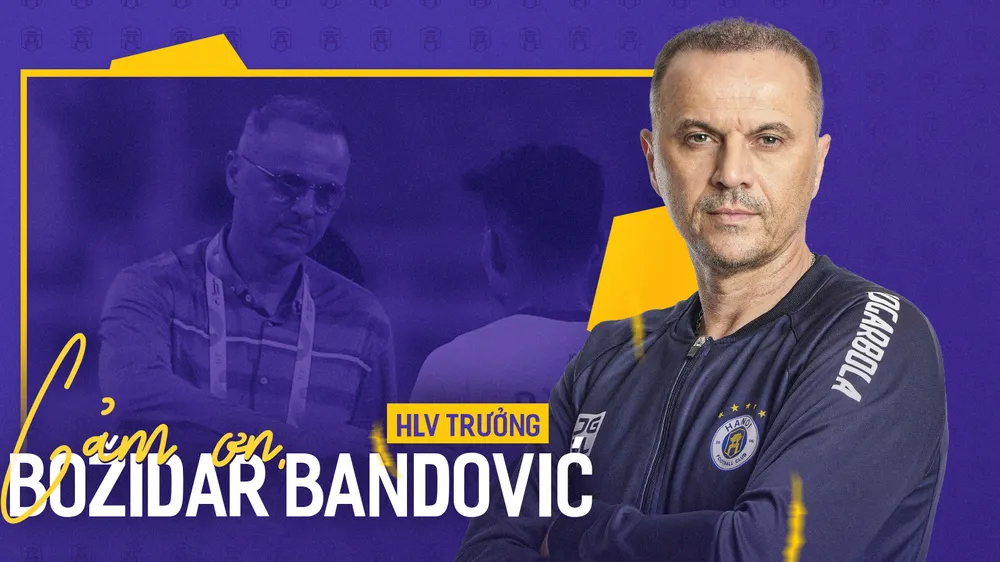 CLB Hà Nội thanh lý hợp đồng với HLV Bandovic sớm 2 năm so với thời hạn