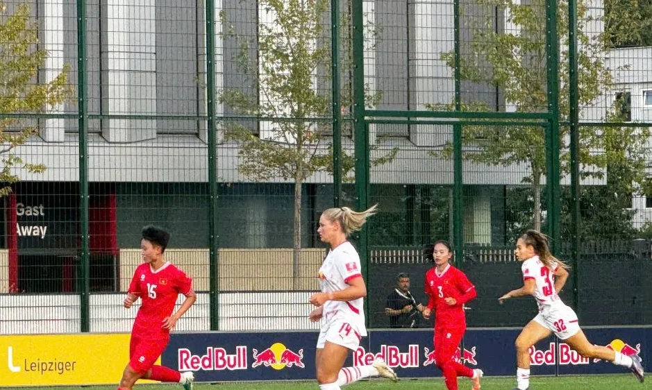 Đội tuyển nữ Việt Nam thua RB Leipzig trong trận tập huấn đầu tiên tại châu Âu