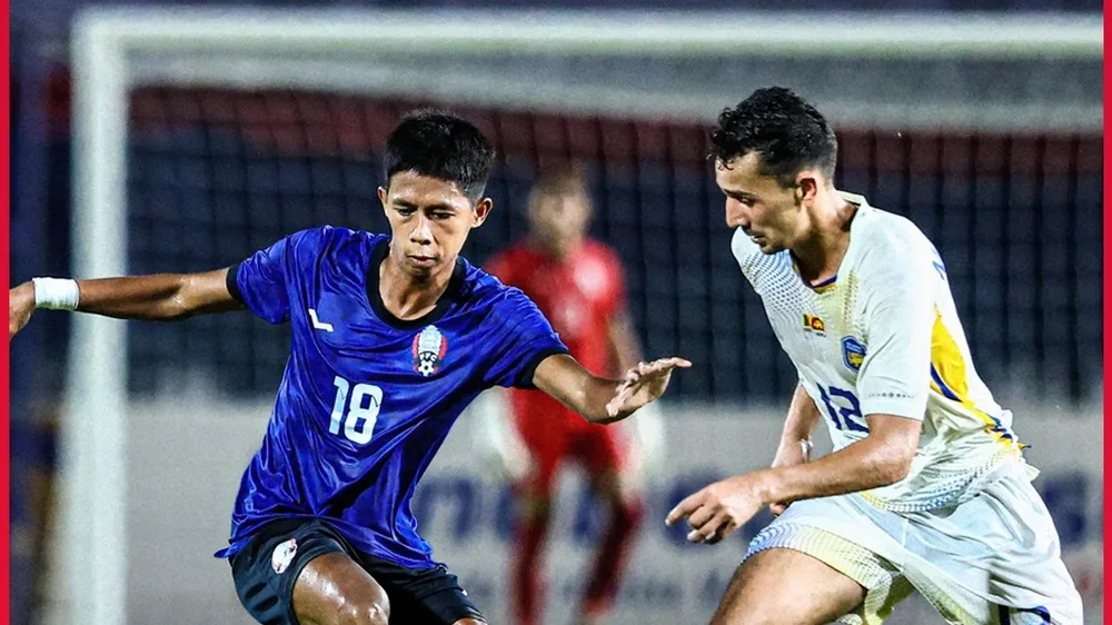 Campuchia bất ngờ bị loại bởi đối thủ đang xếp hạng 2025 thế giới. Ảnh: Aseanfootbal
