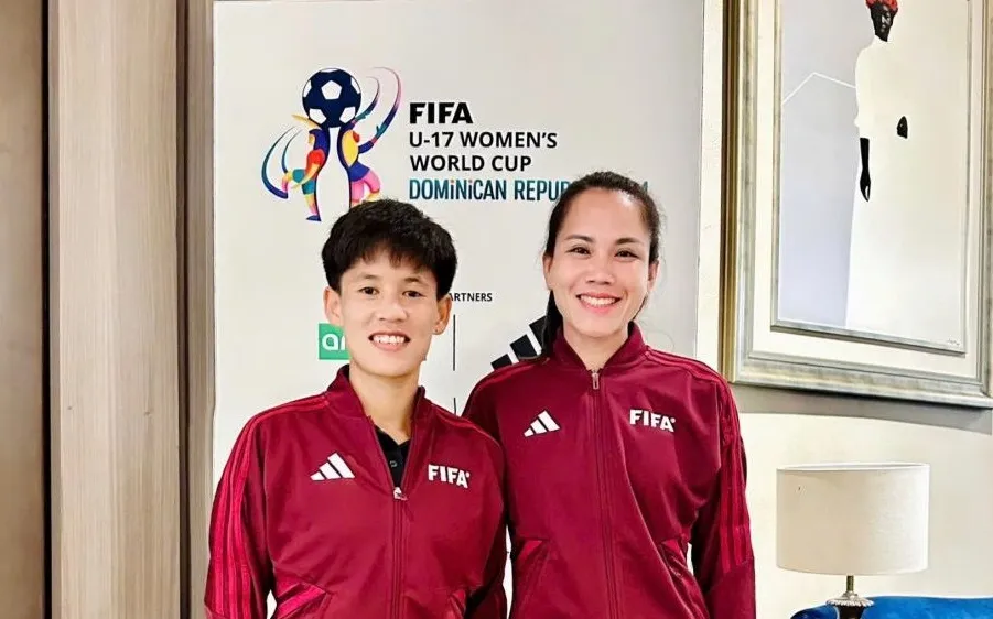 Hai nữ trọng tài Việt Nam được FIFA phân công điều hành tại VCK giải bóng đá nữ U17 vô địch thế giới 2024.