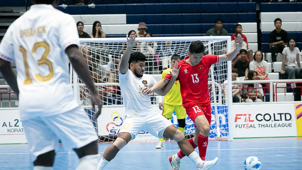Indonesia vừa thắng Việt Nam trong trận chung kết giải futsal vô địch Đông Nam Á 2024 vào tối 10-11. Ảnh: AFF