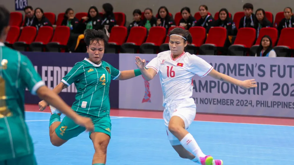Đội tuyển futsal Việt Nam thắng dễ Indonesia với tỷ số 5-0. Ảnh: Futsal Thailand
