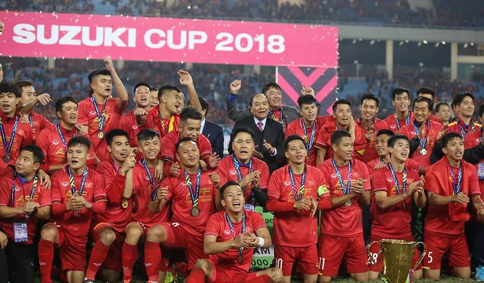 Đội tuyển Việt Nam vô địch AFF Cup 2018. ảnh: VFF