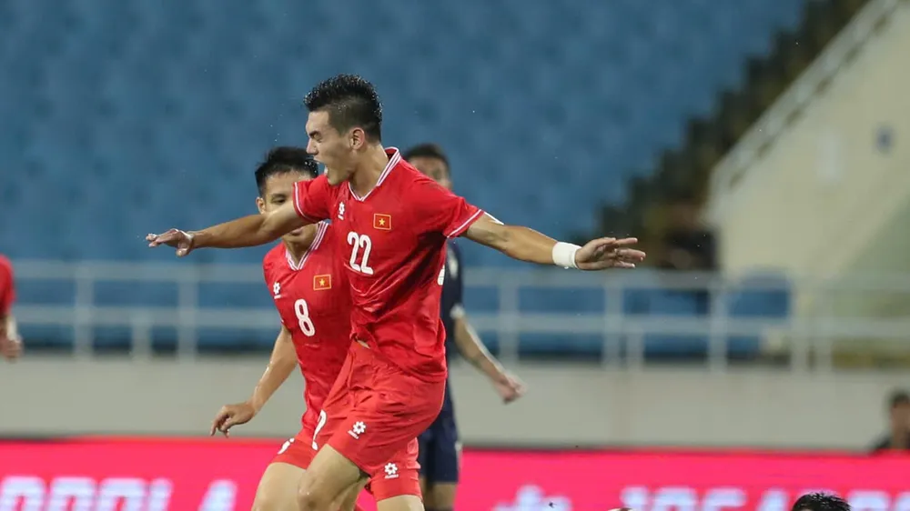 Tiến Linh đang nằm trong top ghi bàn hàng đầu tại V-League 2024-2025. 