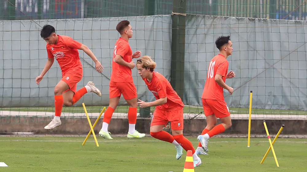 U22 Việt Nam tích cực chuẩn bị trước thềm giải tứ hùng CFA Team China 2025.