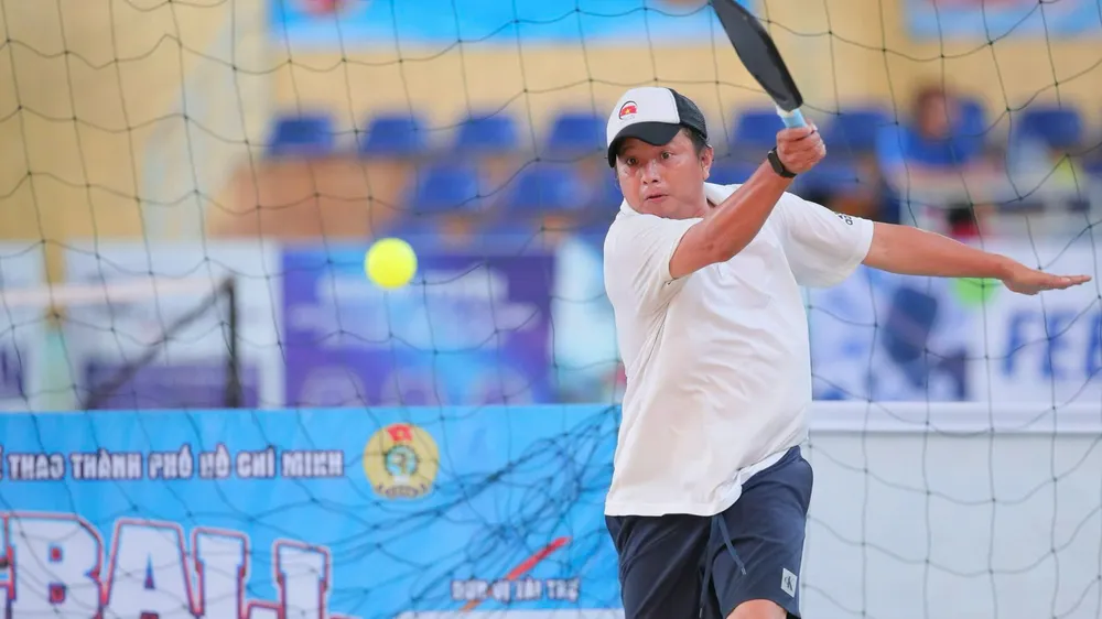 Môn pickleball năm nay thu hút hơn 150 vận động viên tranh tài.