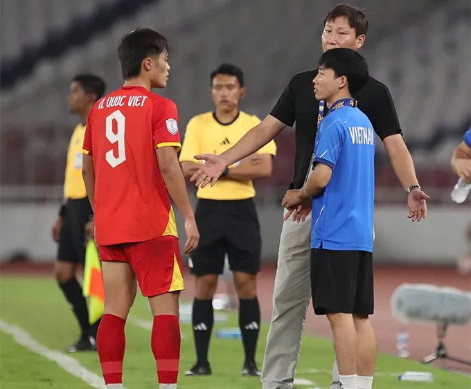 Quốc Việt để ngỏ khả năng ra sân ở trận chung kết. Ảnh: ANH KHOA