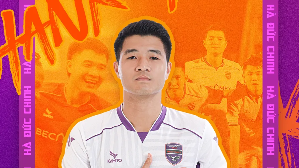 Hà Đức Chinh chia tay Becamex TPHCM trước thềm mùa bóng mới.