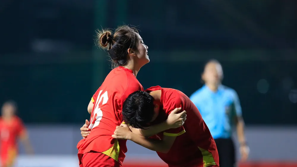 U20 nữ Việt Nam toàn thắng cả 3 trận vòng loại. Ảnh: MINH HOÀNG