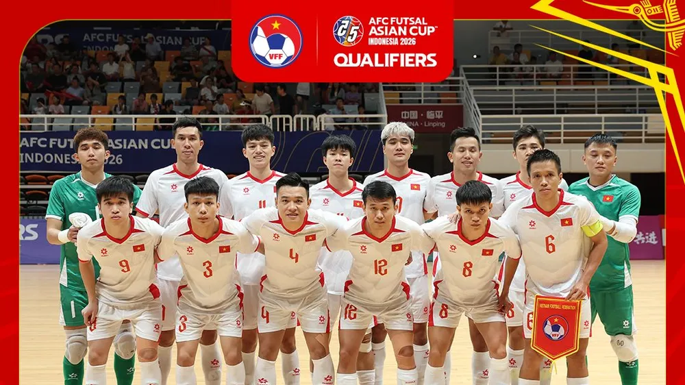 Bảng xếp hạng bảng E vòng loại futsal châu Á 2026