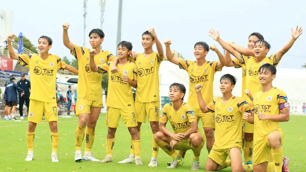 Hà Nội rộng cơ hội bảo vệ ngôi vô địch giải U17 quốc gia.