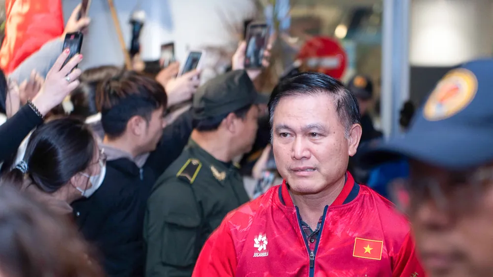 Phó Chủ tịch VFF Trần Anh Tú, trưởng đoàn U23 Việt Nam tại giải U23 châu Á 2026.