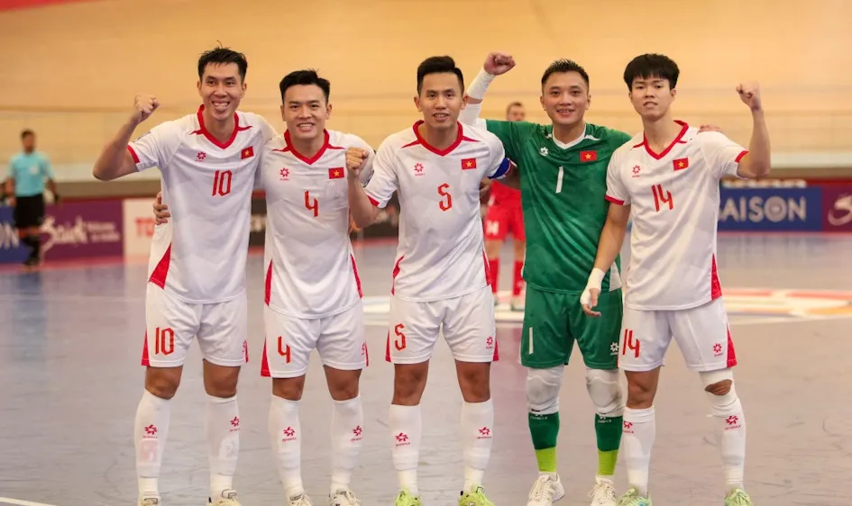 Đội tuyển futsal Việt Nam đặt mục tiêu thắng Thái Lan để giành ngôi đầu bảng B.