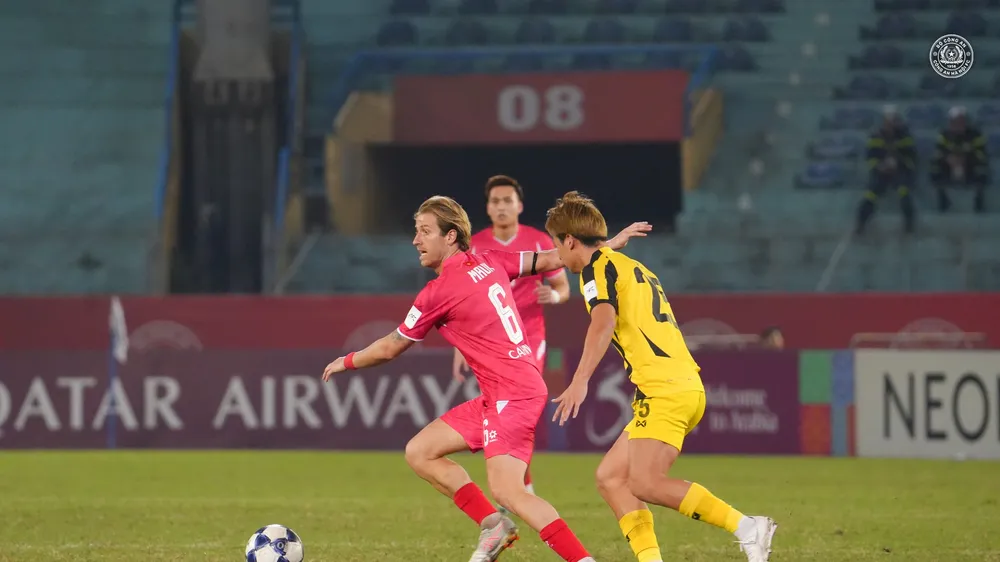 CLB CAHN thắng cách biệt 4-0 trước Tampines Rovers ở trận lượt đi. Ảnh: CAHNFC