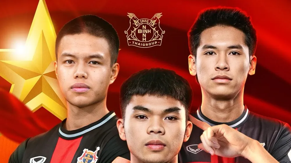 Bộ ba Thành Trung, Lê Phát và Văn Thuận của Ninh Bình được gọi tập trung đội U23 Việt Nam. 