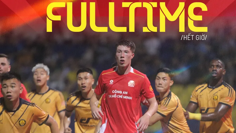 Công an TPHCM có trận thua cách biệt nhất từ đầu giải. Ảnh: CAHCM FC