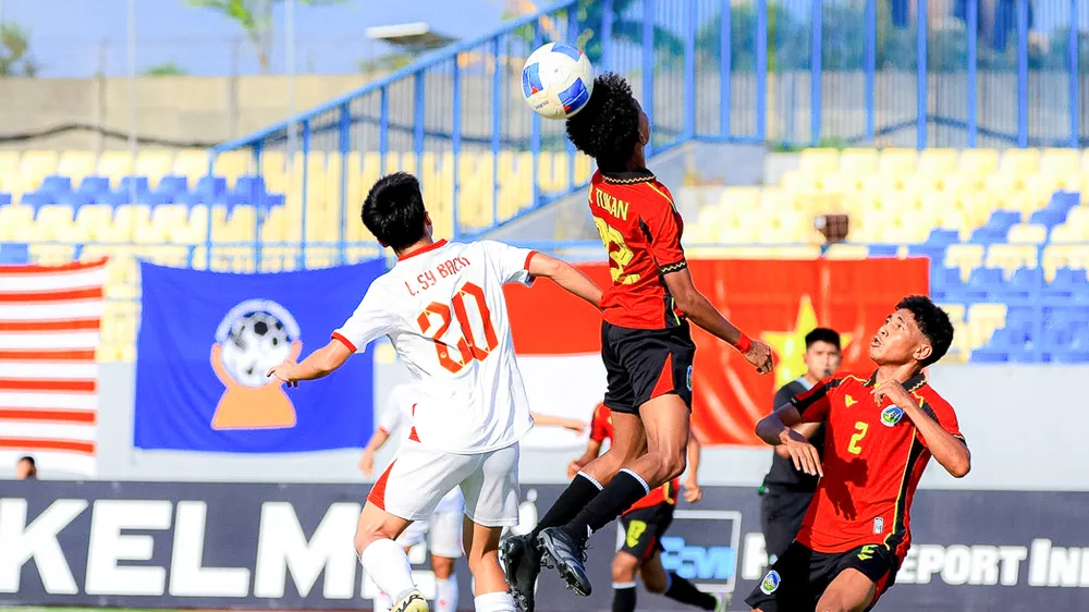 U17 Việt Nam tạo ấn tượng qua hai trận thắng thuyết phục trước Malaysia và Timor Leste. Ảnh: VFF