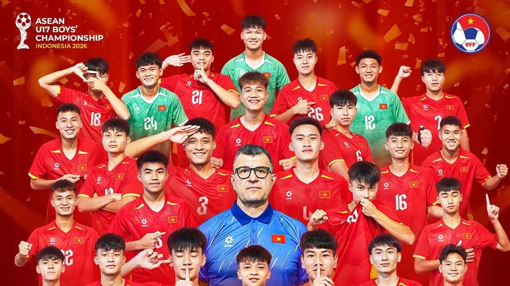 VFF thưởng nóng đội tuyển U17 Việt Nam 1,1 tỷ đồng