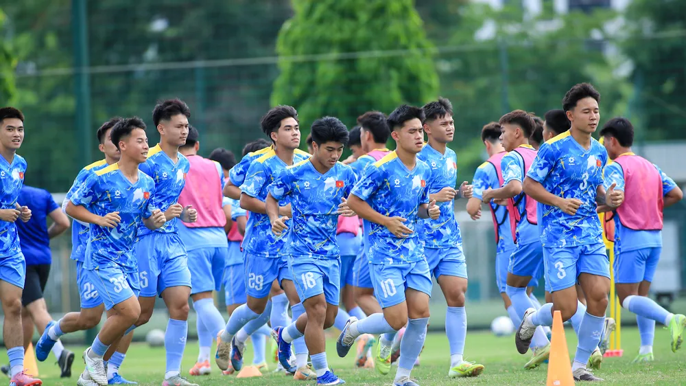 U19 Việt Nam sẵn sàng cho trận ra quân gặp U19 Timor Leste vào ngày 1-6. Ảnh: ĐOÀN NHẬT