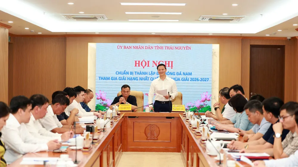 CLB Thái Nguyên sẽ sớm thành lập để tham dự giải hạng Nhất 2026-2027.