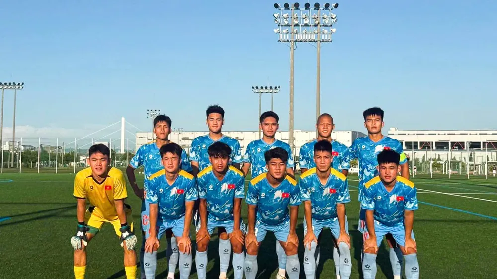 U20 Việt Nam đang thực hiện chuyến tập huấn kết hợp thi đấu 6 trận tại Nhật Bản.