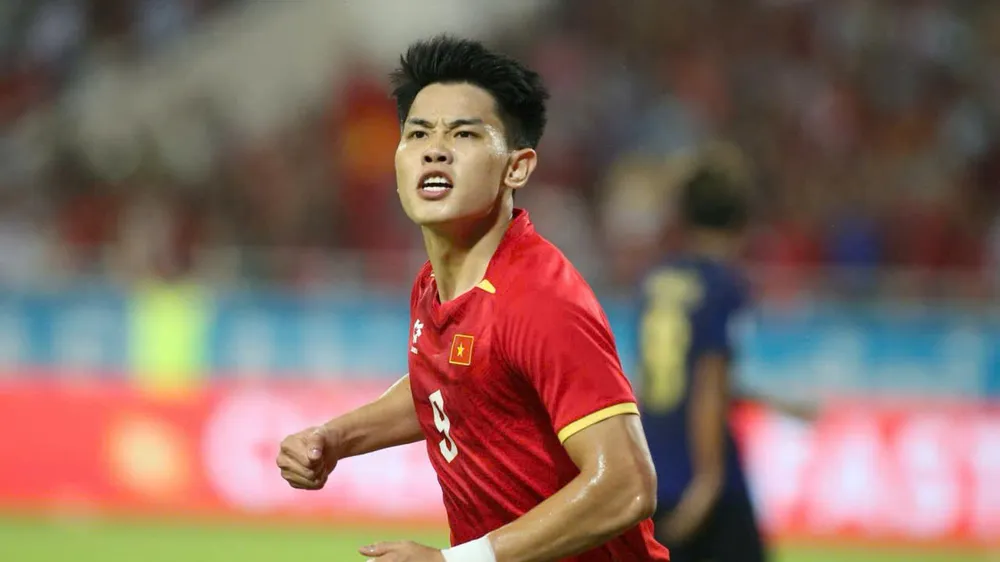 Đình Bắc đang trên đường trở thành tay săn bàn số 1 tại ASEAN Cup 2026. Ảnh: ANH KHOA