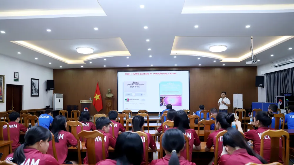 Toàn cảnh lớp tập huấn.