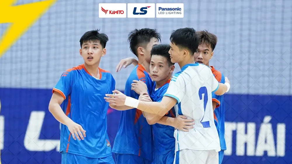 Các cầu thủ U20 Thái Sơn Nam TPHCM giành trận thắng thứ hai liên tiếp (Ảnh: TSNFC)