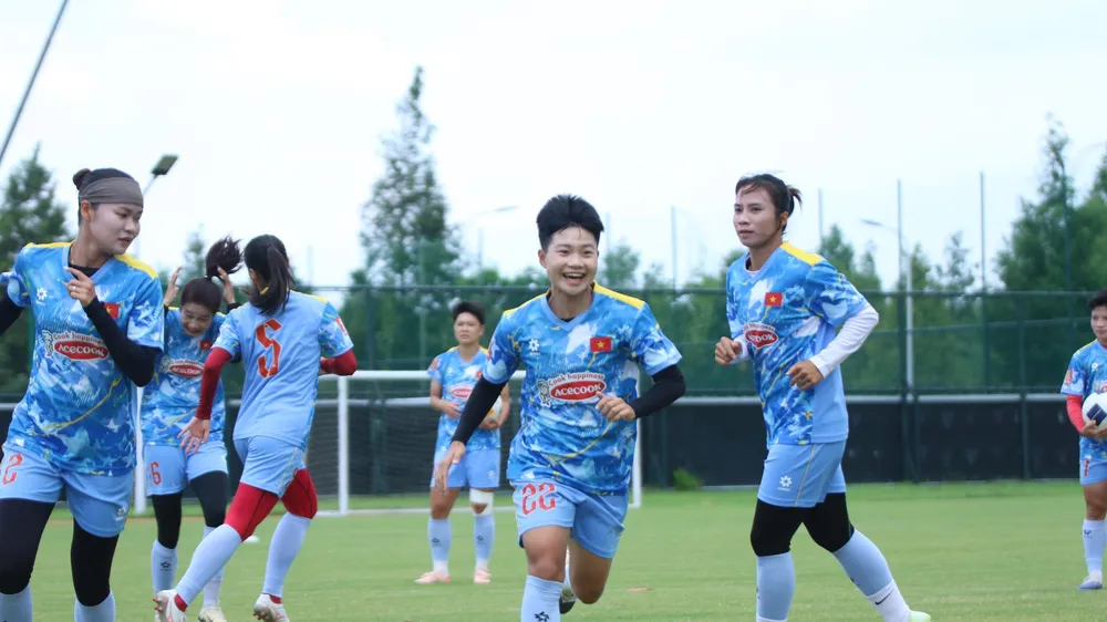 Đội tuyển nữ Việt Nam tự tin hướng đến ASIAD 20. Ảnh: ĐOÀN NHẬT
