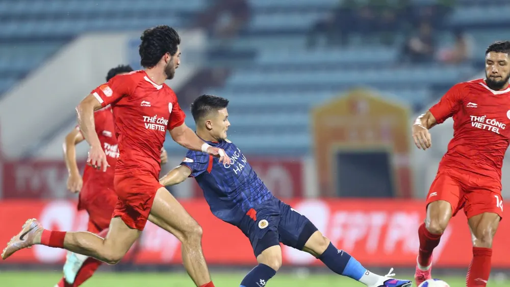 Thể Công Viettel cùng CAHN có màn khởi động ấn tượng ở mùa giải 2026-2027. Ảnh: VPF