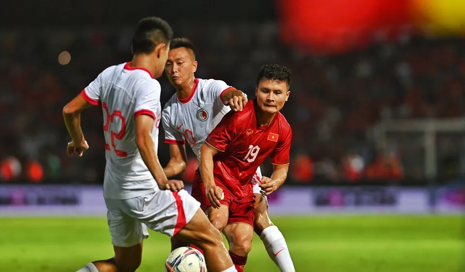Tiền vệ Quang Hải vắng mặt ở FIFA ASEAN Cup 2026 do không bình phục kịp chấn thương. Ảnh: VFF